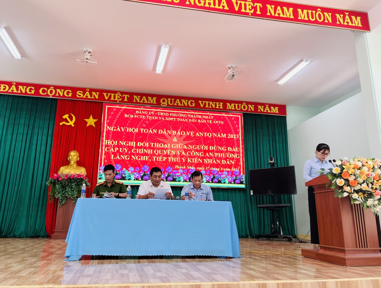 HOẠT ĐỘNG KỶ NIỆM 18 NĂM NGÀY HỘI TOÀN DÂN BẢO VỆ AN NINH TỔ QUỐC (19/8/2005 – 19/8/2023) VÀ KỶ NIỆM 78 NĂM NGÀY TRUYỀN THỐNG LỰC LƯỢNG CÔNG AN NHÂN DÂN