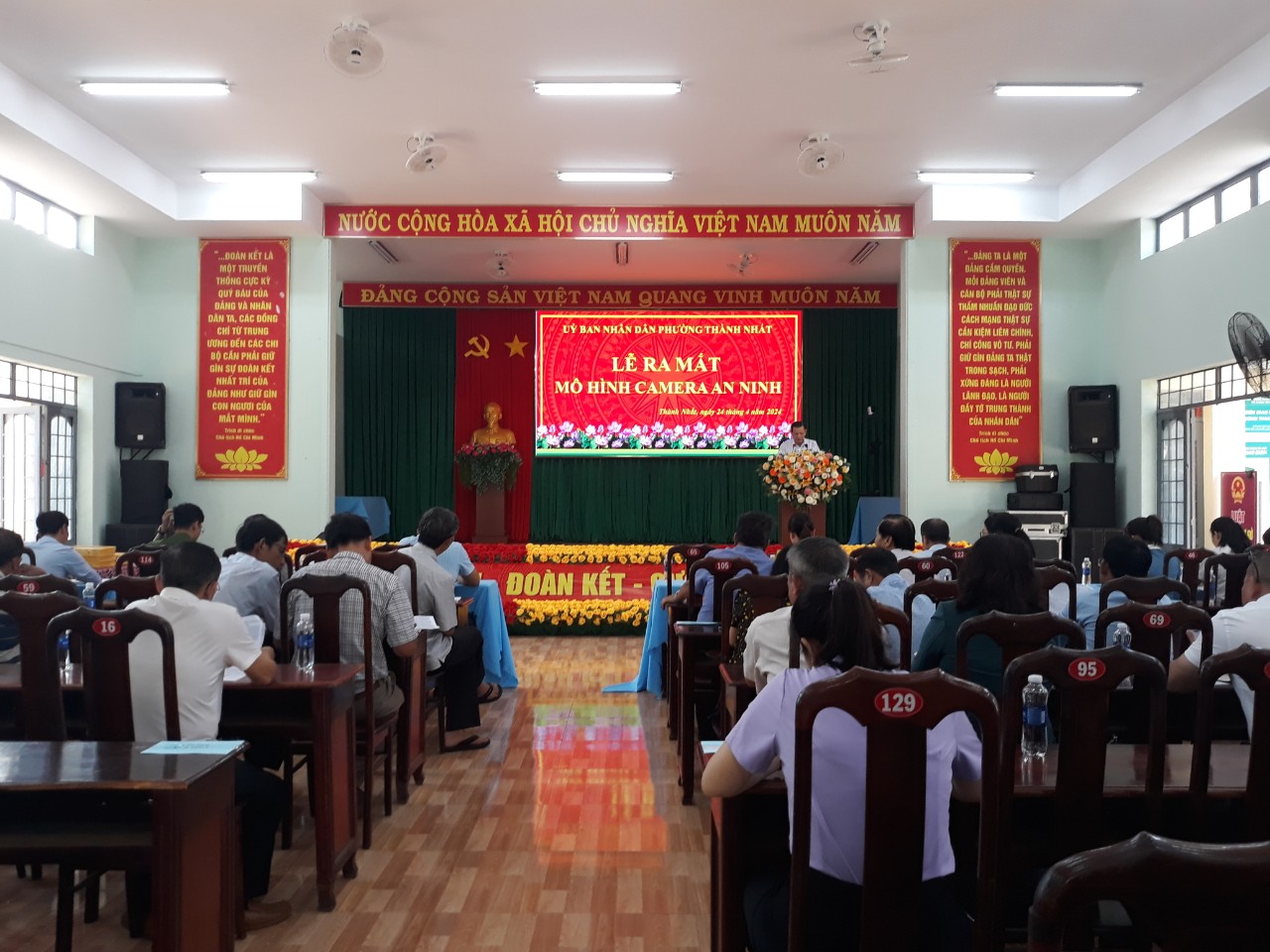 Phường Thành Nhất tổ chức lễ ra mắt mô hình camera an ninh