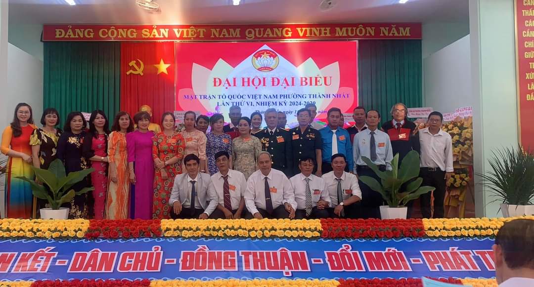 ĐẠI HỘI ĐẠI BIỂU MẶT TRẬN TỔ QUỐC VIỆT NAM PHƯỜNG THÀNH NHẤT LẦN THỨ VI, NHIỆM KỲ 2024 - 2029 