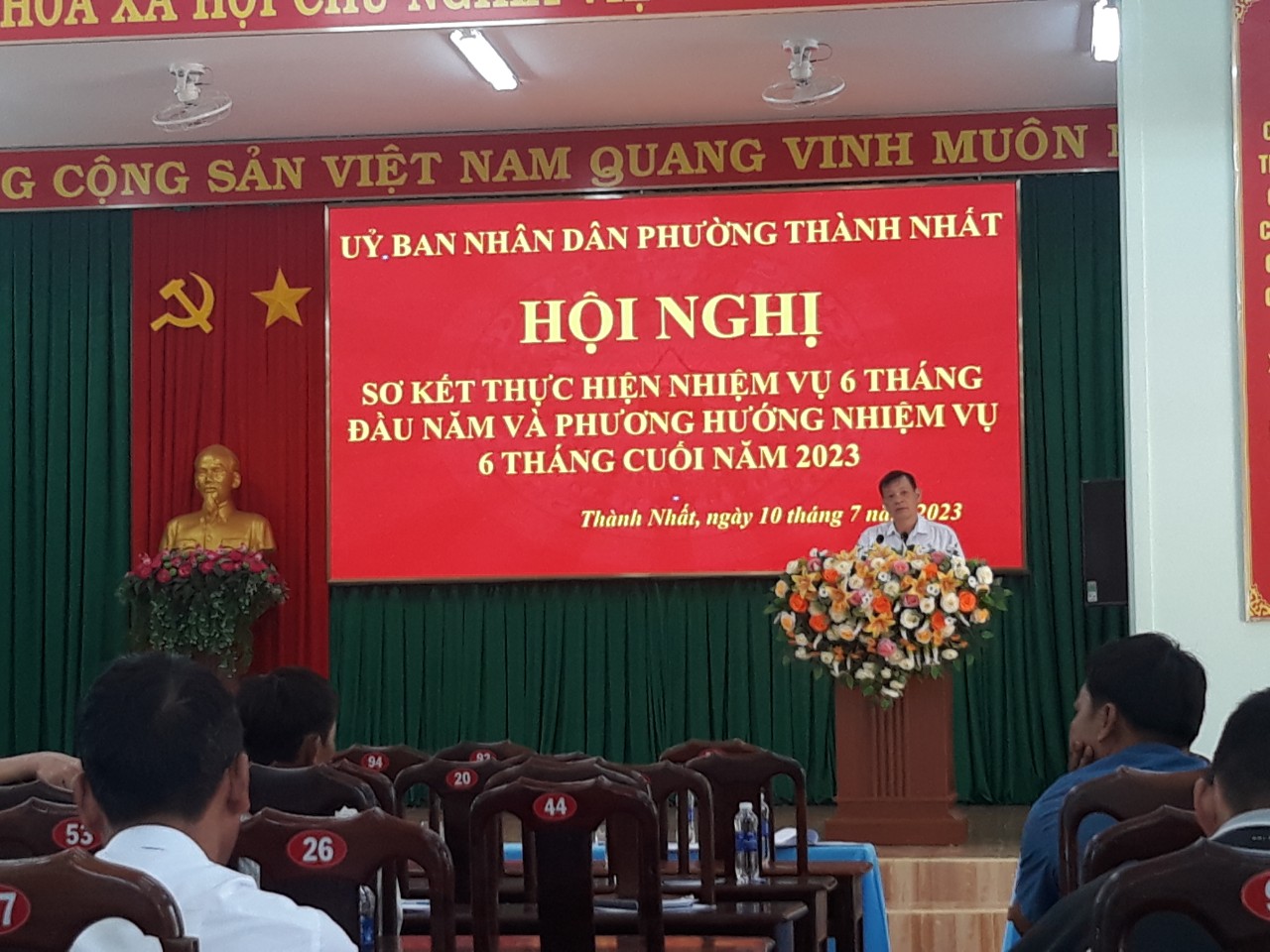 Hội nghị sơ kết thực hiện nhiệm vụ 6 tháng đầu năm và phương hướng nhiệm vụ 6 tháng cuối năm 2023